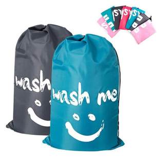 Nylon Laundry Bag Travel Storage Pouch Machine Washable