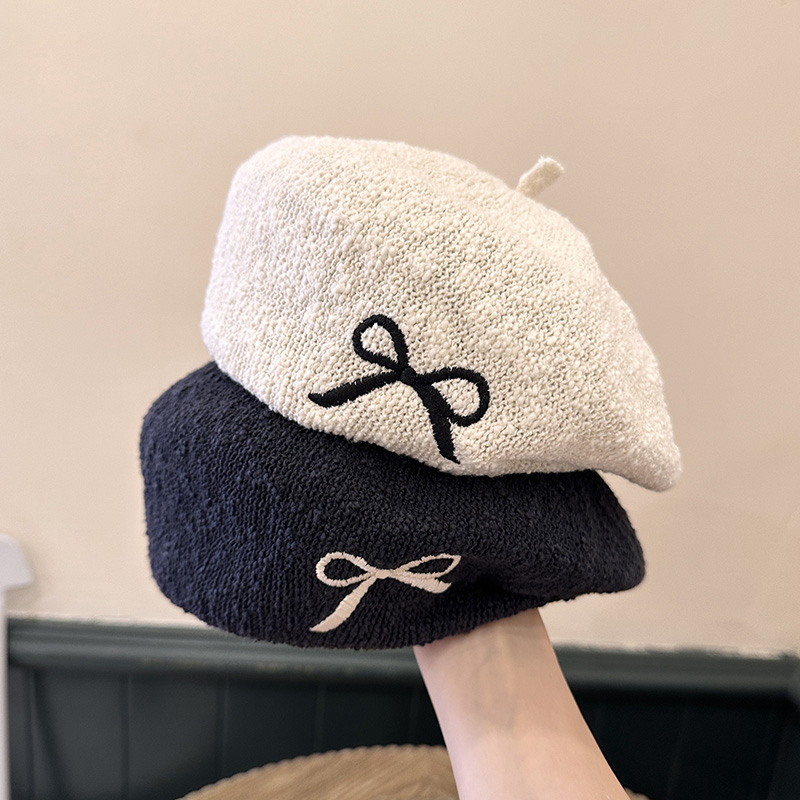 贝雷帽休闲女春夏显脸小画家帽