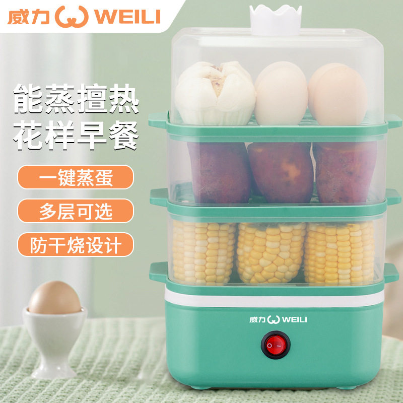 煮蛋器家用小型多功能自动断电蒸蛋器迷你煮蛋器早餐宿舍定时预约