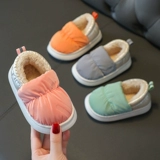 Детские зимние нескользящие туфли для мальчиков, удерживающие тепло тапочки, обувь, подходит для подростков, семейный стиль