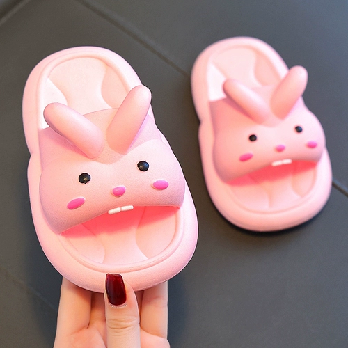 Детские летние мультяшные нескользящие тапочки, слайдеры для мальчиков, мягкая подошва