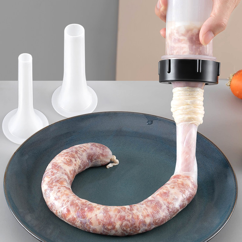 家用灌香肠器肠衣自制灌香肠机手动小型灌腊肠机做香肠的工具神器