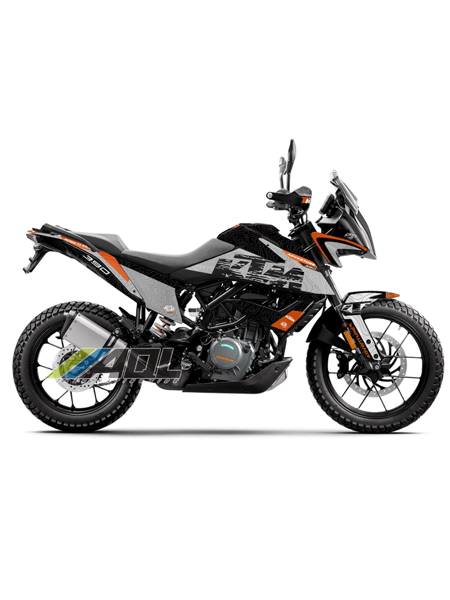 Центрированный магазин четыре года 15 цветовые индивидуальные наклейки KTM 390ADV изменённые водостойкие наклейки на транспортное средство персонализированная полная автомобильная защитная плёнка принты