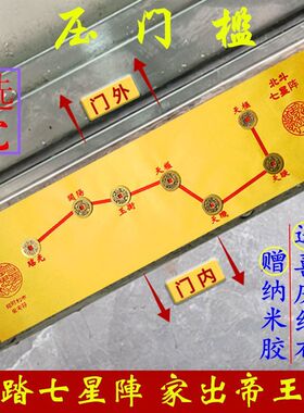 七星阵五帝钱压门槛店铺门垫