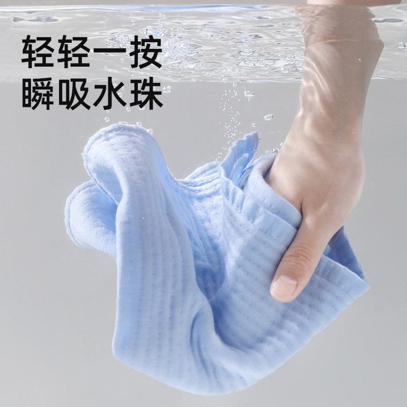 纯棉浴巾纱布大毛巾家用情侣素色简约公司企业福利礼品团购不掉毛