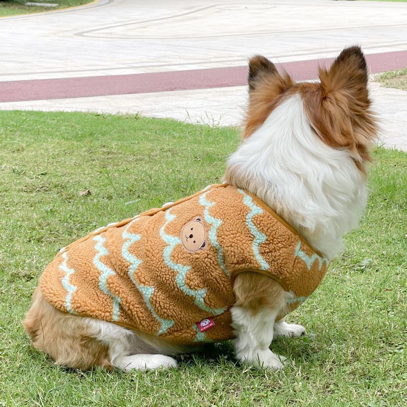 狗狗衣服法斗秋冬款泰迪柯基春季加厚绒保暖博美中小型犬宠物比熊