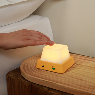 按钮式开关灯usb充电卧室床头灯氛围小夜灯客厅背景装饰创意壁灯