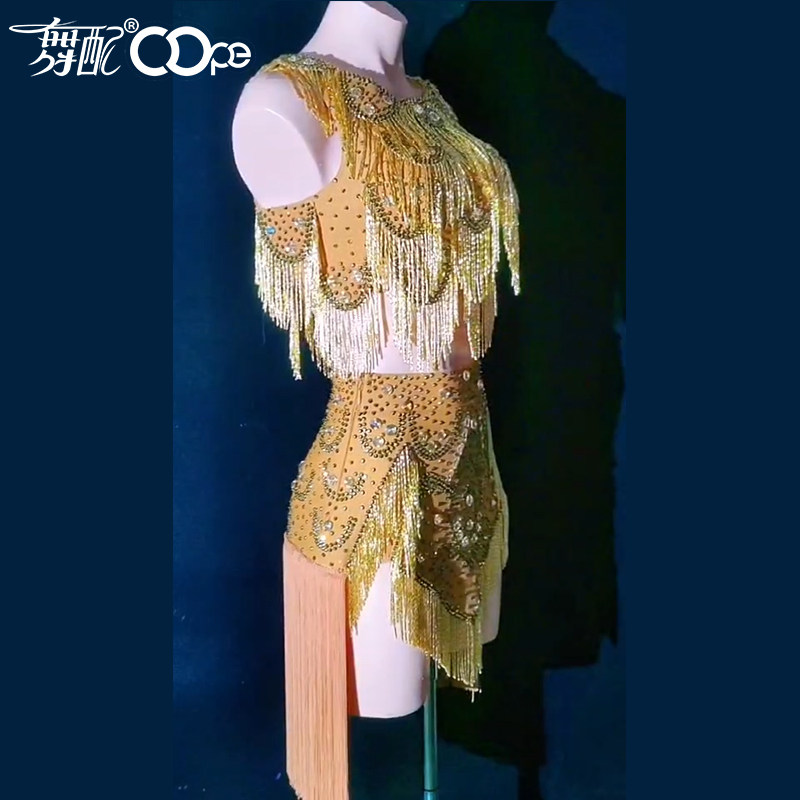 oope舞配花服量身定制专业比赛服