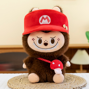 蘑菇labu拉布玩偶公仔布布玩偶兔子大号毛绒玩具睡觉抱枕生日礼物