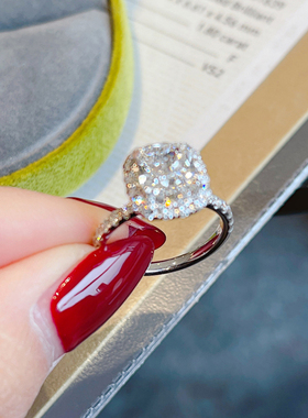 gia18k金克拉钻石戒指珠宝定制