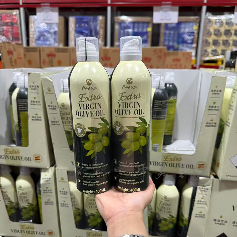 山姆代购 西班牙进口MAEVA特级初榨橄榄油400ml*2炒菜凉拌烹饪