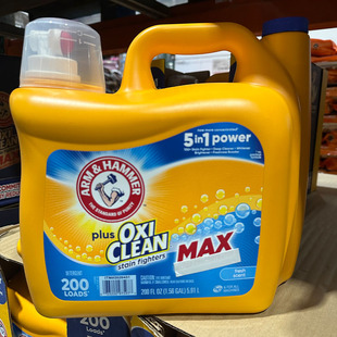 Costco 美国进口ARM&HAMMER艾禾美小苏打亮白洗衣液5.91L去污洁净