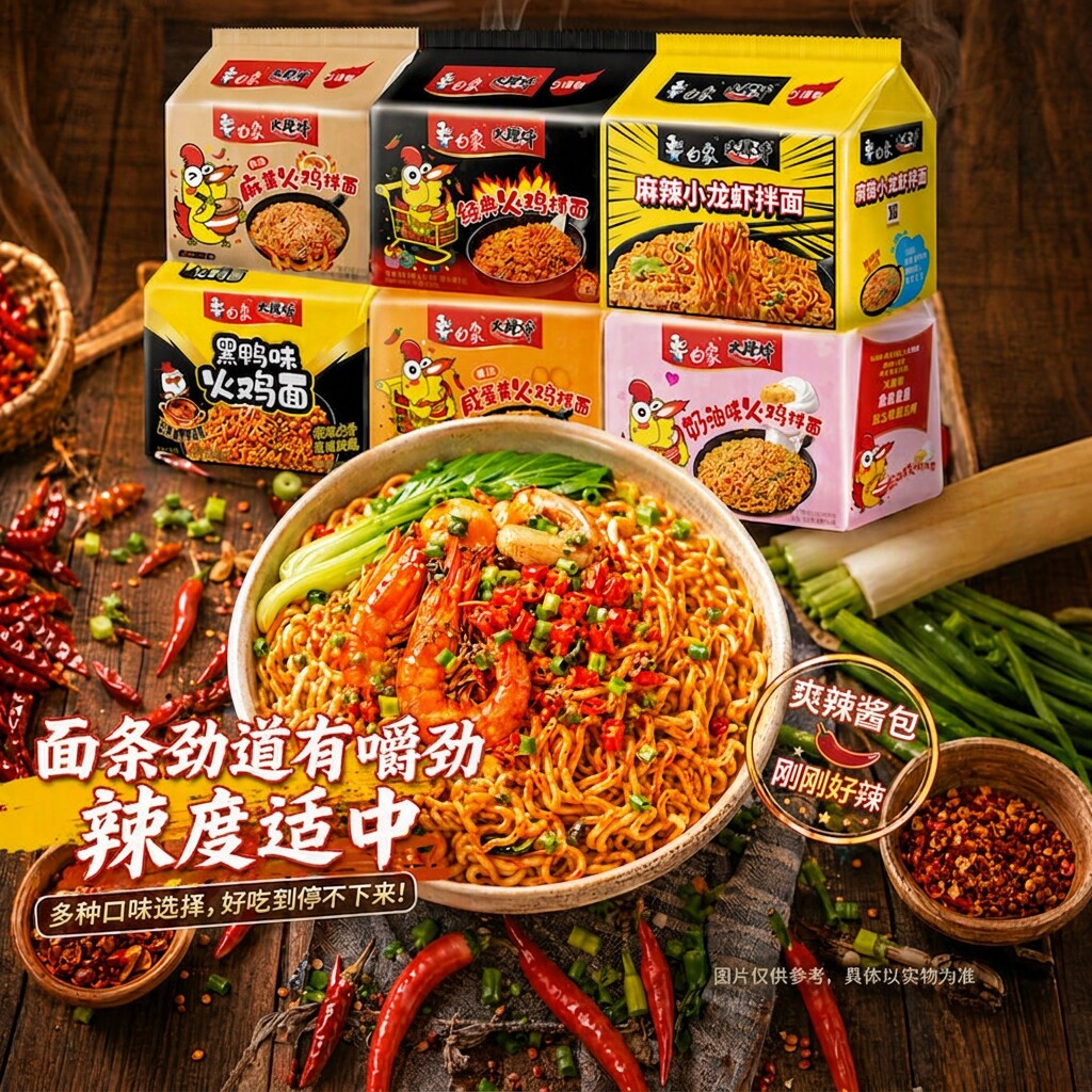 白象火鸡面拌面方便面多口味速食图片