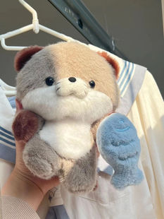 超萌水獭&河狸毛绒挂件公仔可爱毛绒玩具送女生闺蜜礼物书包挂饰
