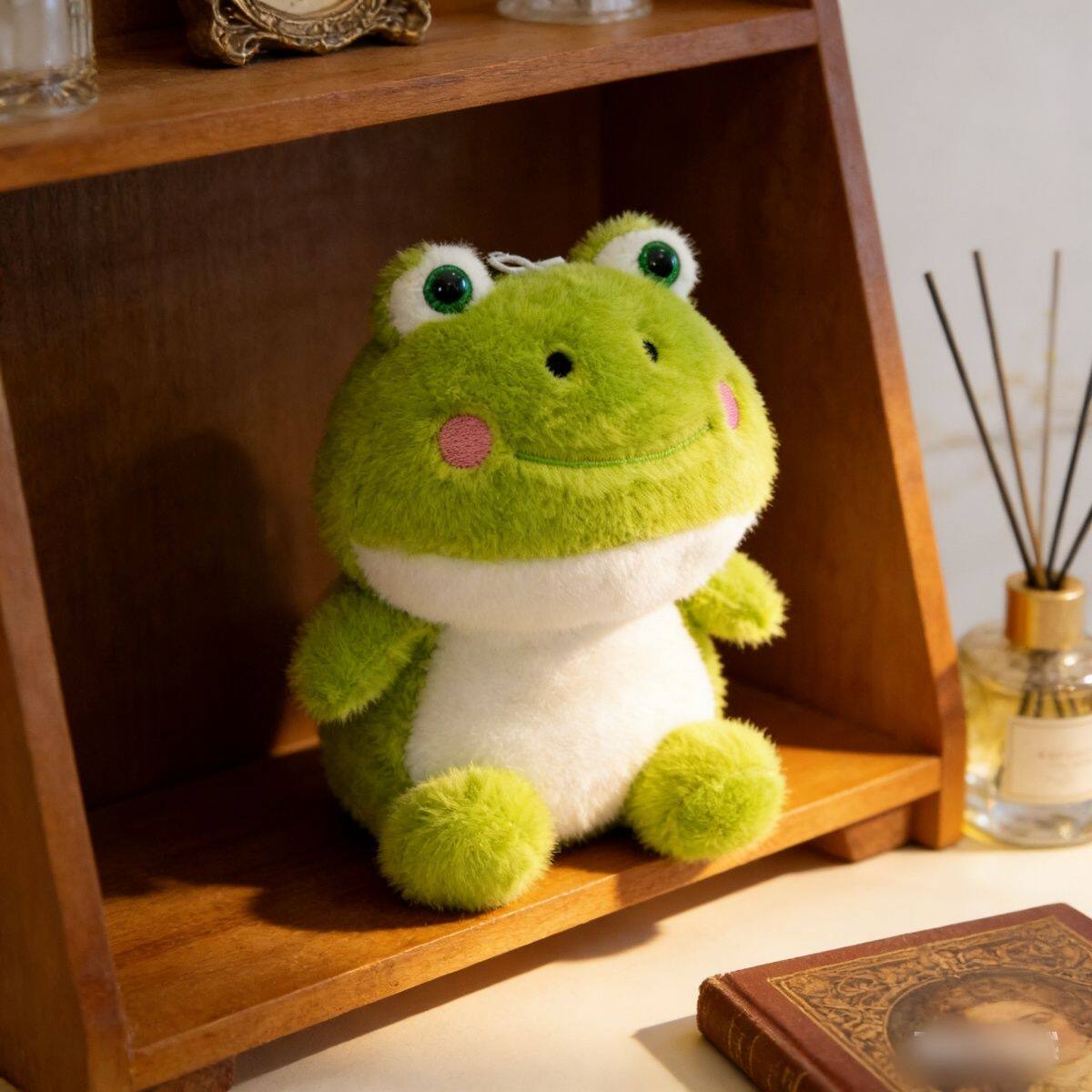 旅行可爱青蛙毛绒玩偶公仔陪伴布娃娃超萌儿童毛绒玩具礼物卡通