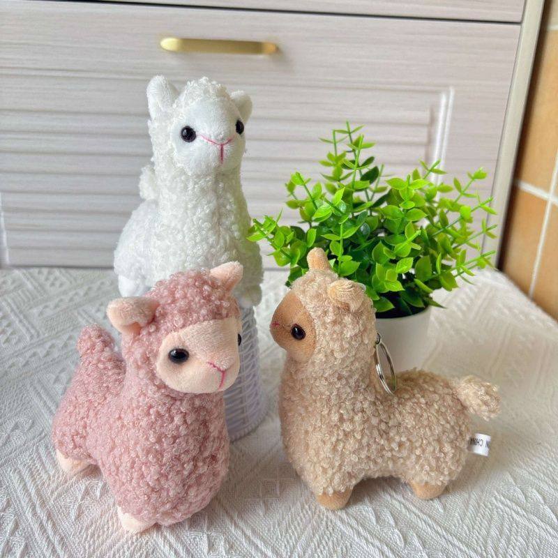 网红可爱萌羊驼小挂件毛绒玩具公仔小白羊绵羊包包挂饰钥匙扣娃娃,玩具/童车/益智/积木/模型,毛绒/玩偶/公仔/布艺类玩具,淘宝优惠券,粉丝福利购,淘宝优惠卷
