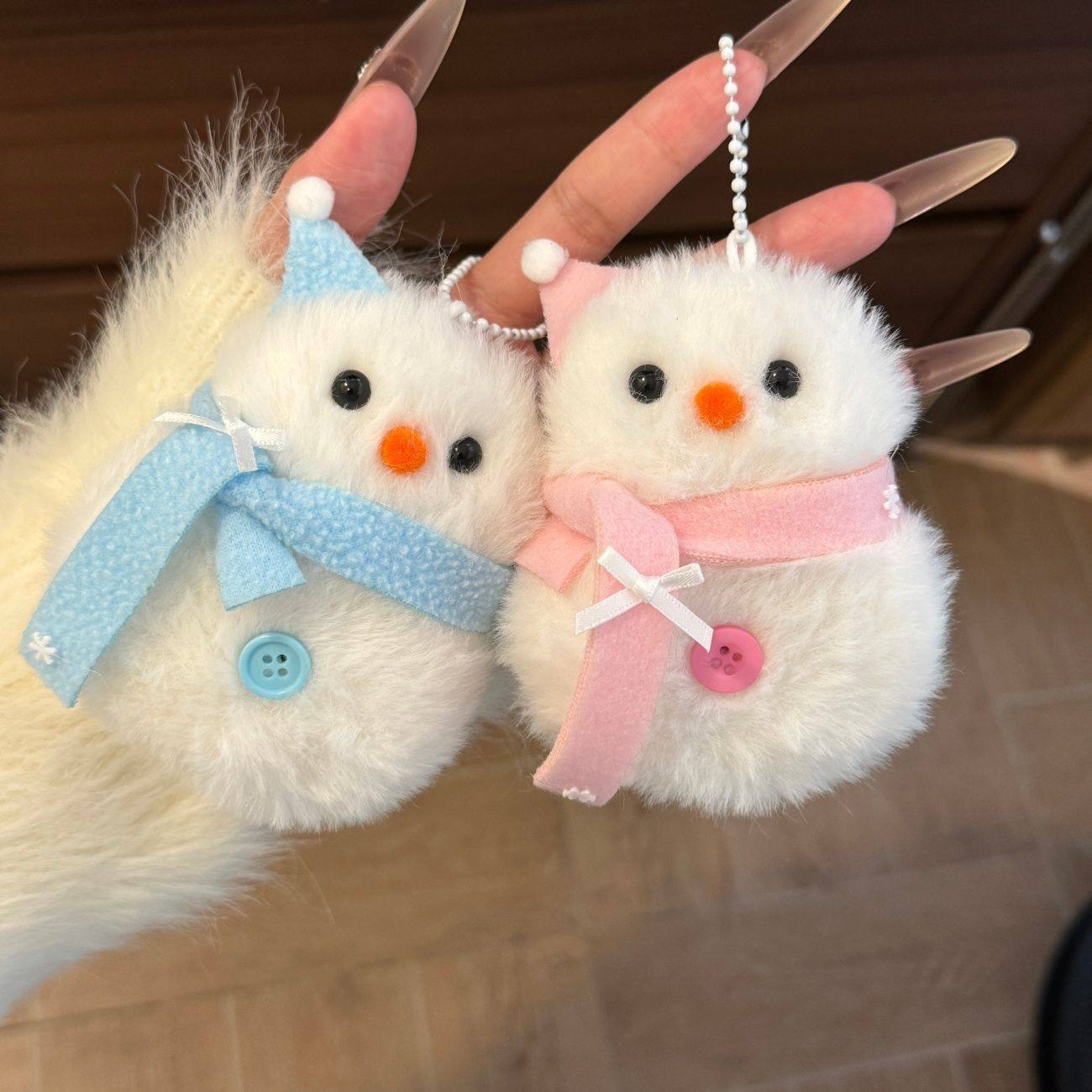 超萌围巾雪人挂件毛绒玩偶冬季创意包包钥匙扣送女友闺蜜挂饰礼物,玩具/童车/益智/积木/模型,毛绒/玩偶/公仔/布艺类玩具,淘宝优惠券,粉丝福利购,淘宝优惠卷