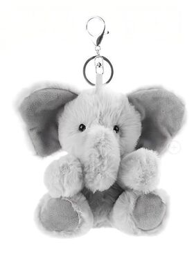 小动物大象公仔书包小挂件女生钥匙扣高级小众毛绒娃娃大象挂件