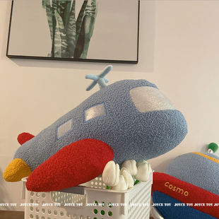 火箭抱枕航天飞机玩偶儿童飞碟布娃娃宇航员公仔毛绒玩具男孩礼物