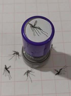 小红书同款小蚊子印章玩具整蛊恶搞趣味新奇搞怪蚊子昆虫小印章