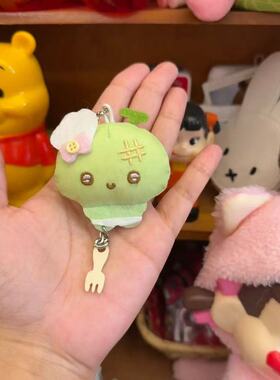 可爱毛绒哈密瓜绿色挂件书包包包挂饰公仔玩偶钥匙扣日常百搭超萌