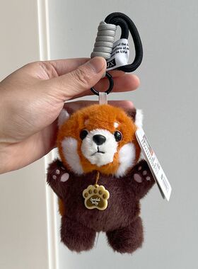 小浣熊毛绒挂件公仔玩偶情侣包包挂饰可爱女生书包配饰钥匙扣
