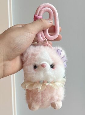 可爱欧貂布偶小猫毛绒钥匙扣卡通情侣包包挂件女生公仔玩偶小饰品