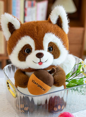 小浣熊公仔毛绒玩具儿童睡觉大号抱枕布娃娃可爱玩偶送女生日礼物