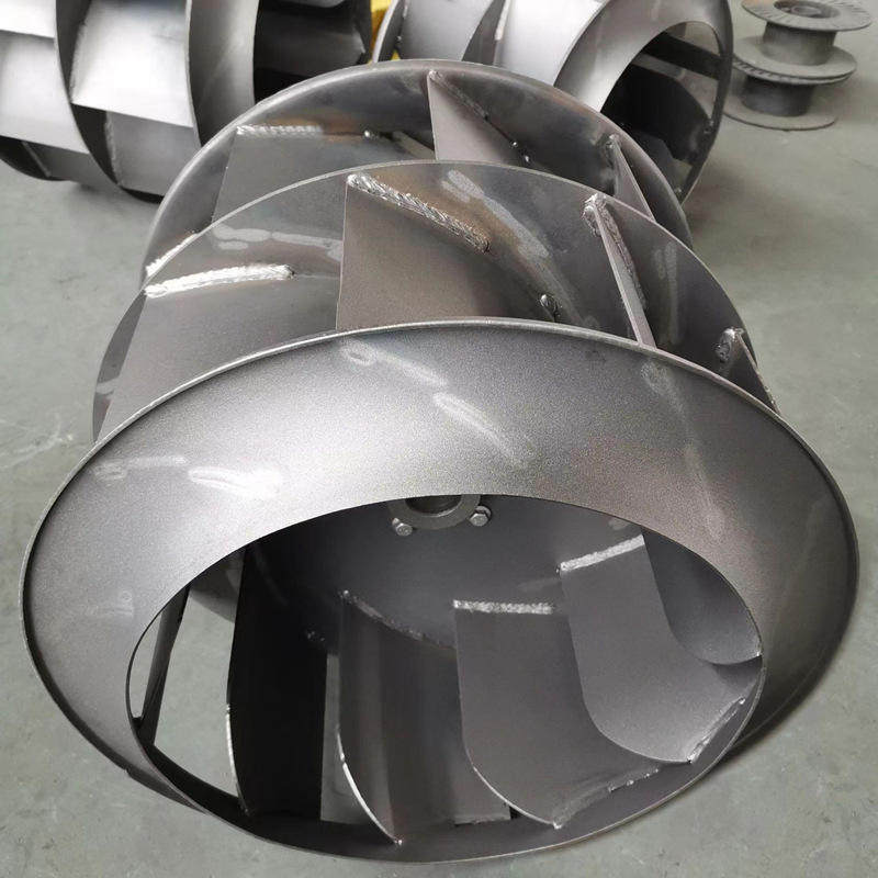 碳钢材质离心风机叶轮耐高温防腐引风机叶轮扇叶机翼型叶片