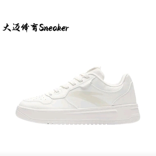 安踏安踏轻松丨板鞋男鞋厚底小白鞋白色休闲鞋子轻便运动鞋