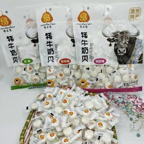 西藏雪土宝牦牛奶贝独立包装