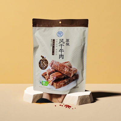内蒙古原味风干麻辣牛肉干400g