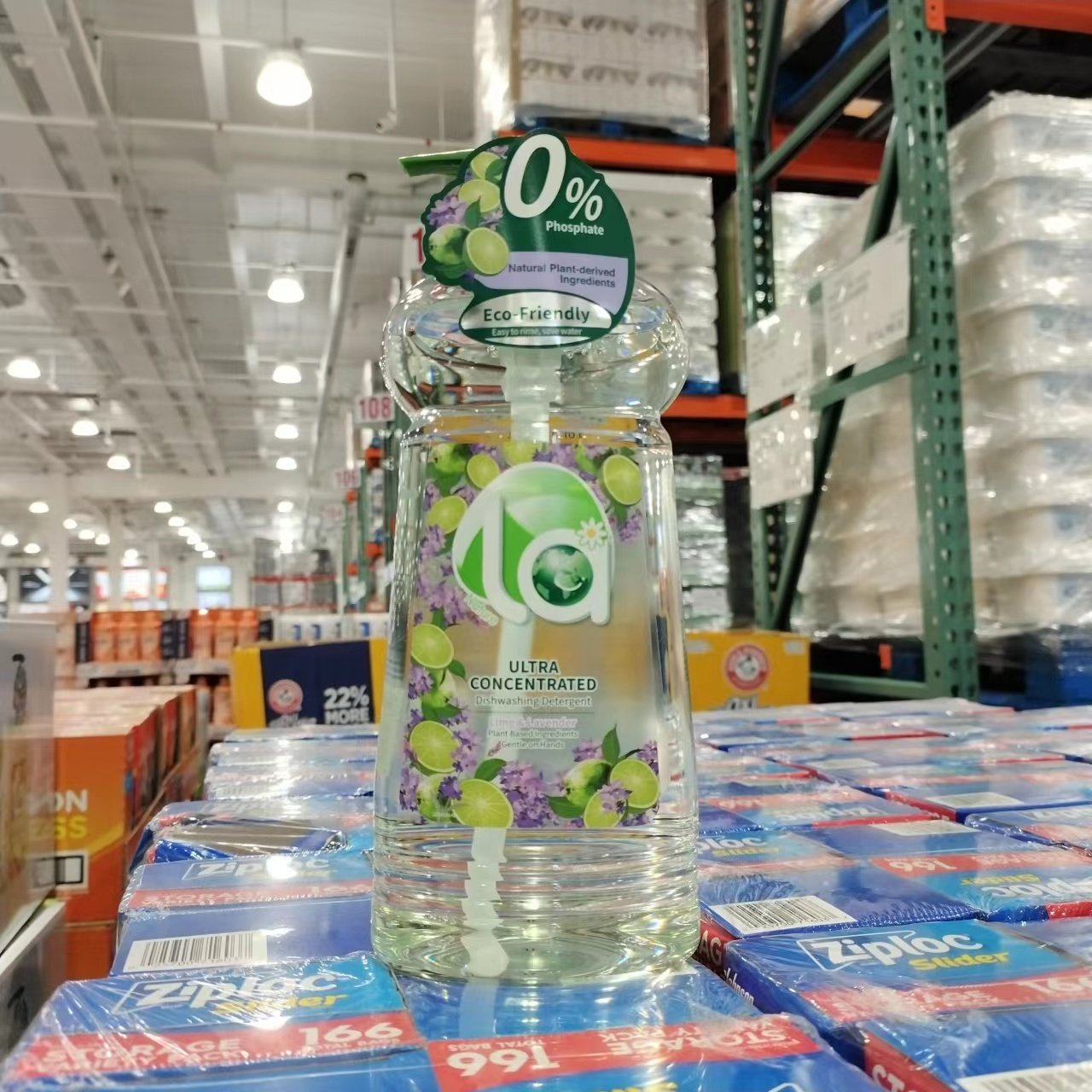 Costco代购马拉西亚LA果蔬植萃洗洁精IL强力去油污青柠薰衣草香味
