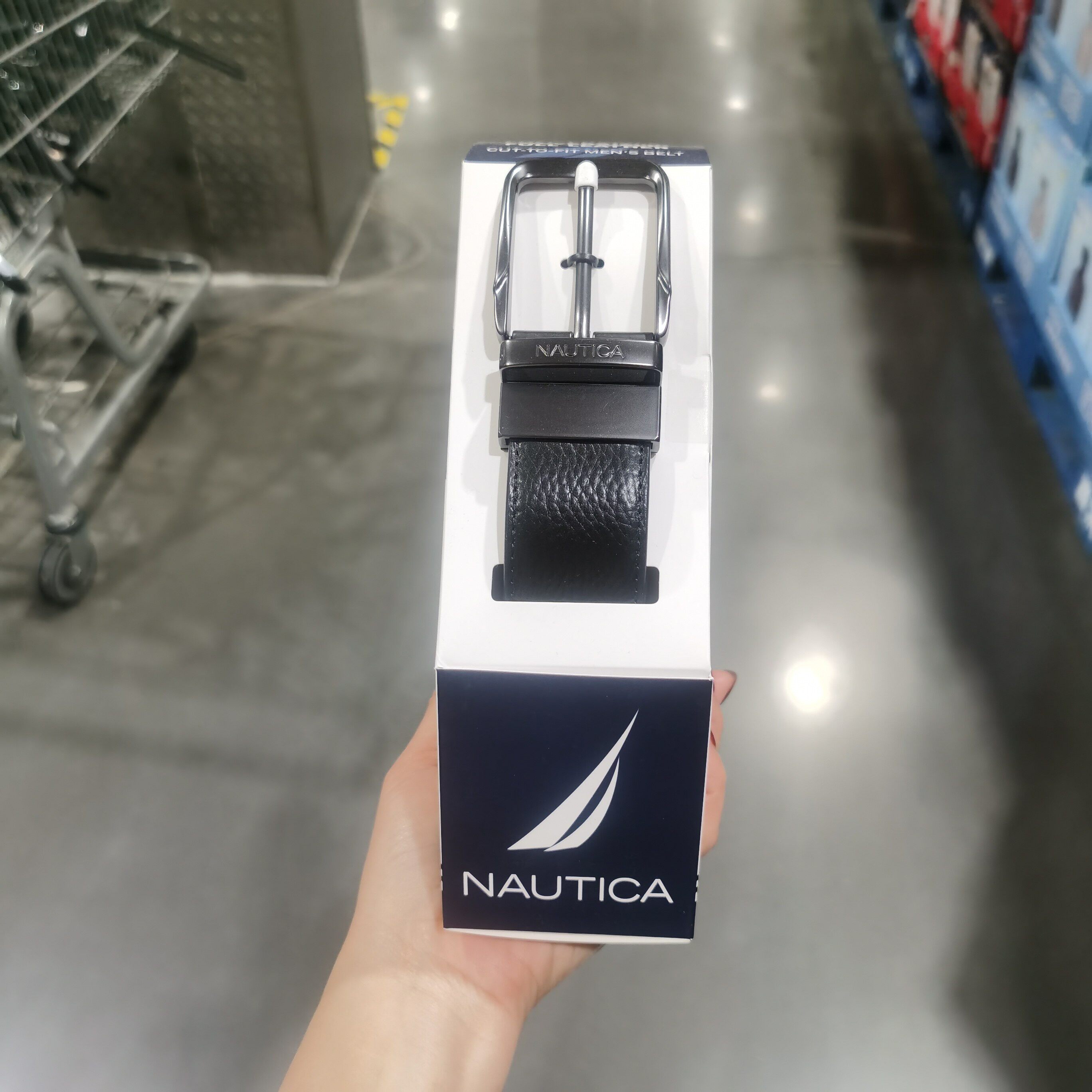 Nautica诺帝卡男士皮带（黑+棕）