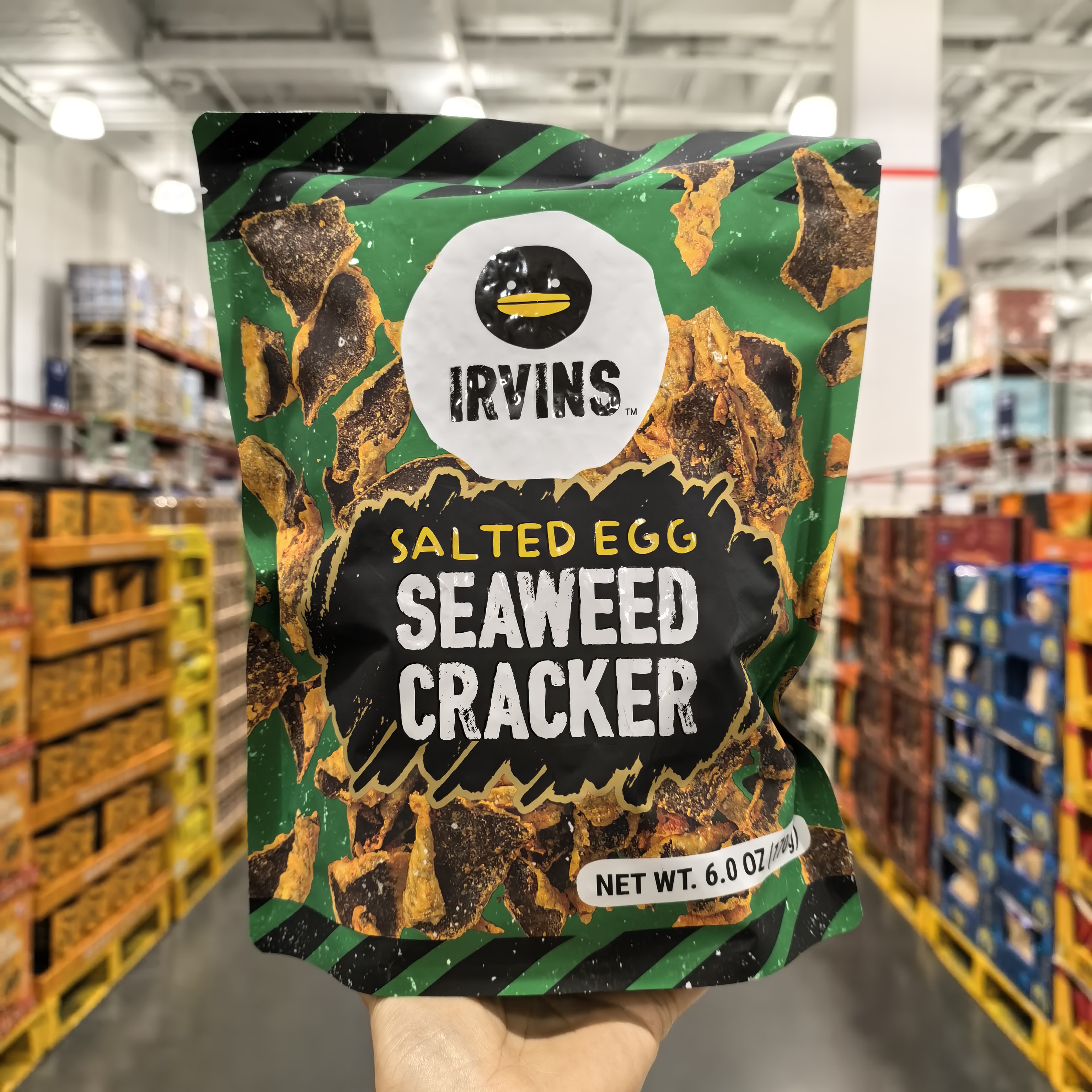IRVINS咸蛋黄海苔脆片170g