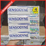 Импортная комфортная зубная паста, США, 4 предмета, 184 грамм