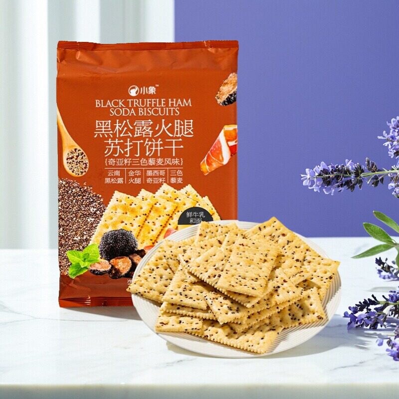小象黑松露火腿苏打饼干360g