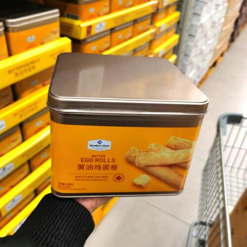 山姆黄油鸡蛋卷608g奶香酥脆