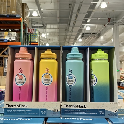 thermoflask不锈钢保温杯两件组