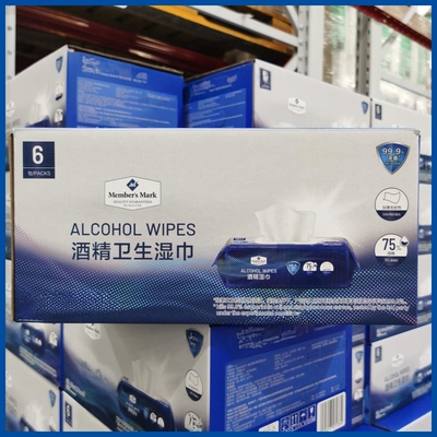 山姆75%酒精卫生湿巾抽取式纸巾