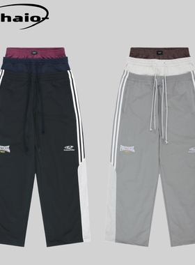 Protocol Index 25fw 多材质拼接假三条三腰运动裤 Project G/R