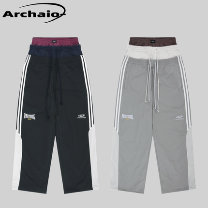 Protocol Index 25fw 多材质拼接假三条三腰运动裤 Project G/R