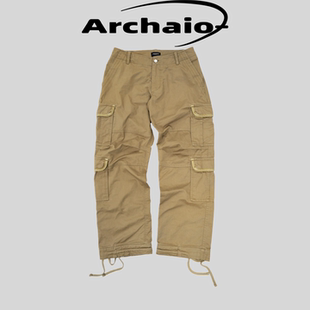 Far Archive 25ss 军工风立体多功能口袋机能工装裤