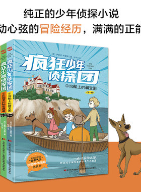 正版图书疯狂少年侦探团全四册