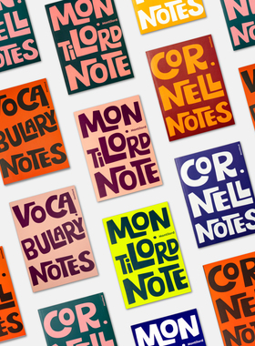 『Montilord』厚笔记本B5 加厚课堂考研英语5R法好写顺滑不透墨防水锁线胶装ins风文具手账本子高颜值日记本