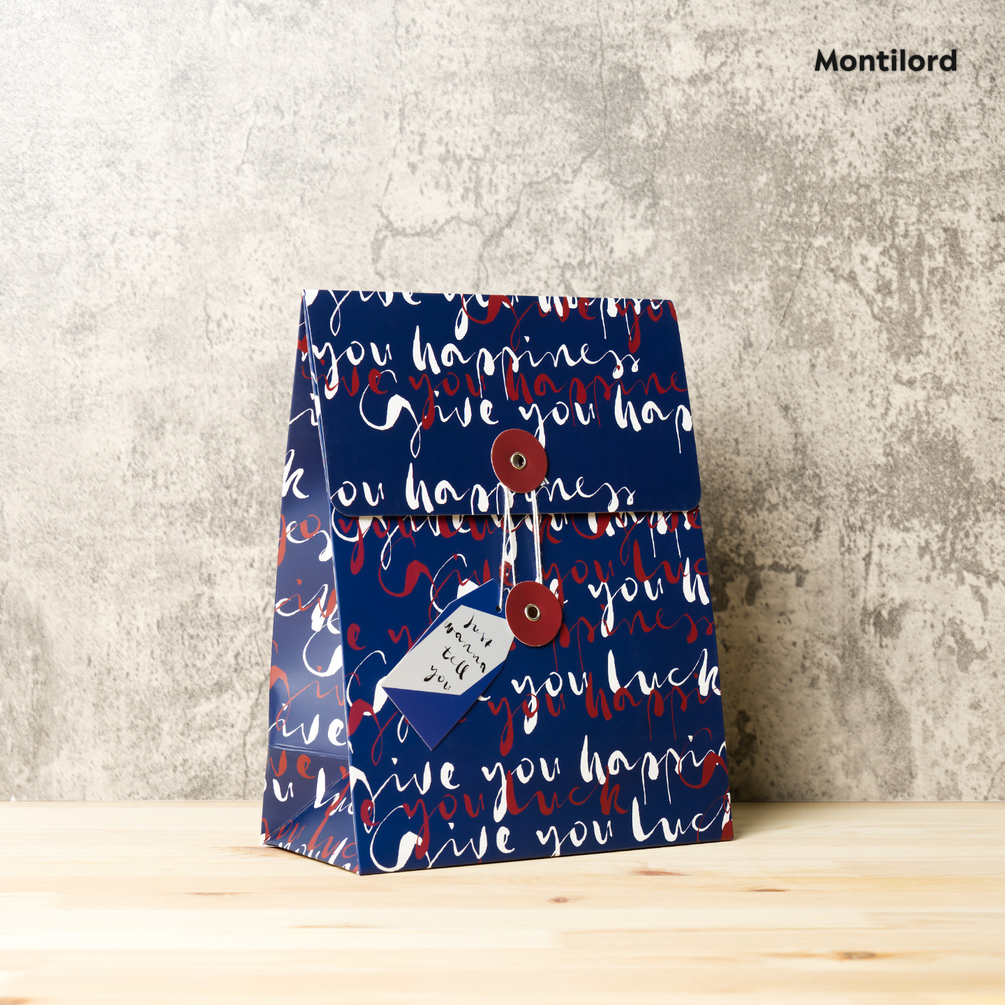 『Montilord』纸质收纳袋小号 give you happ