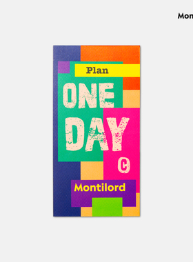 『Montilord』便签本中号 日计划 可撕无粘性留言待办事项效率daily plan必备厚ins风文具高颜值小本本随身