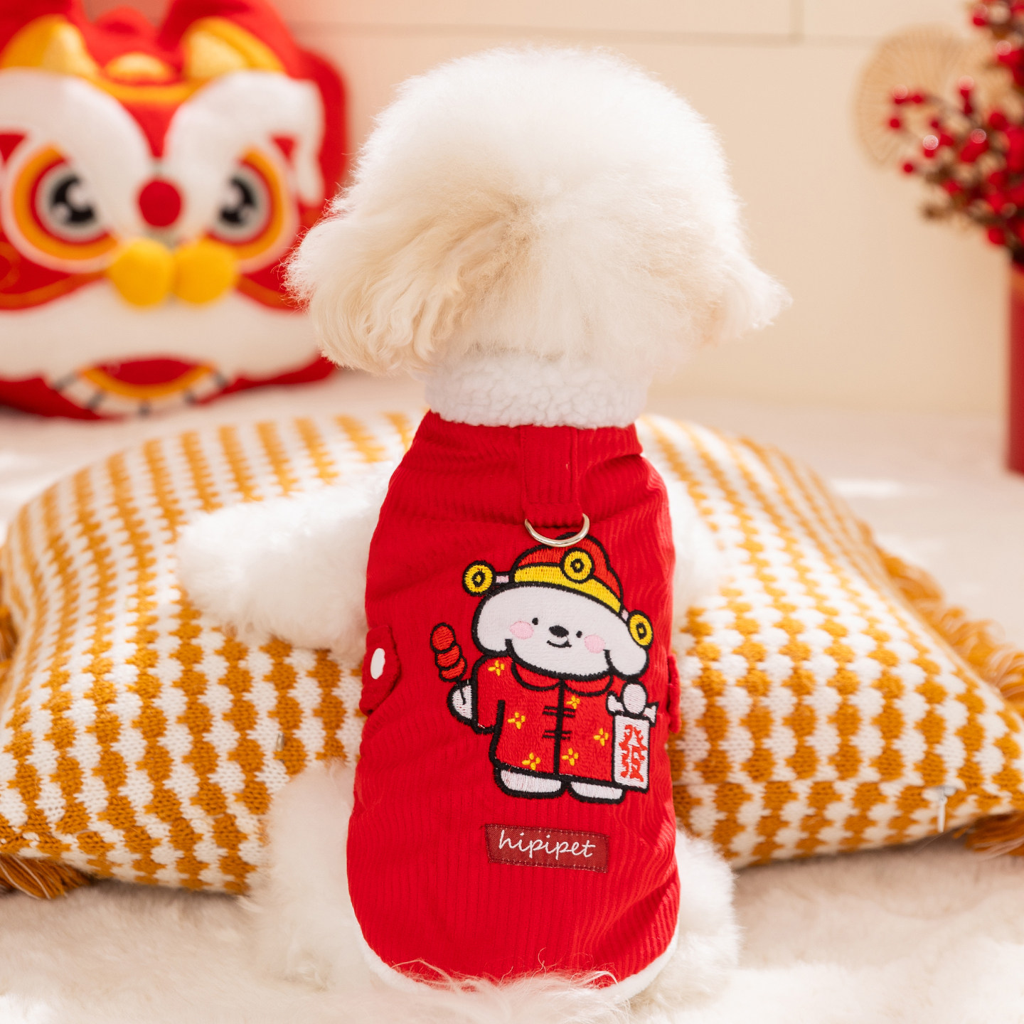 可爱小狗狗衣服新年款可牵引比熊博美小型幼犬秋冬季厚款宠物马甲,宠物/宠物食品及用品,狗宠物服装/雨衣,淘宝优惠券,粉丝福利购,淘宝优惠卷