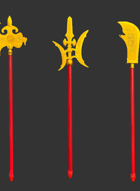 厂家直销 三国兵器男生玩具 塑料刀枪斧 仿古兵器 关羽青龙偃月刀