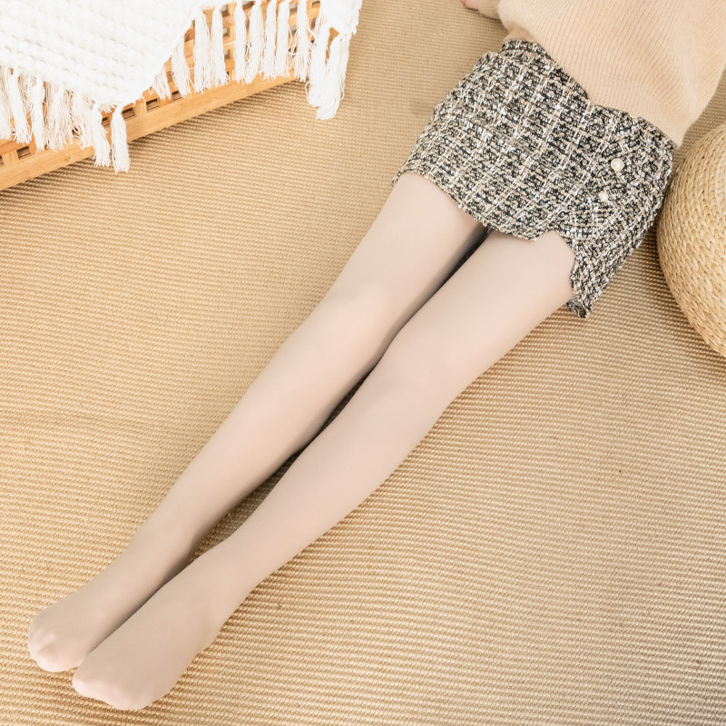 空姐灰一体裤女塑形束腰提臀收腹春秋美腿显瘦大码弹力透肤丝袜